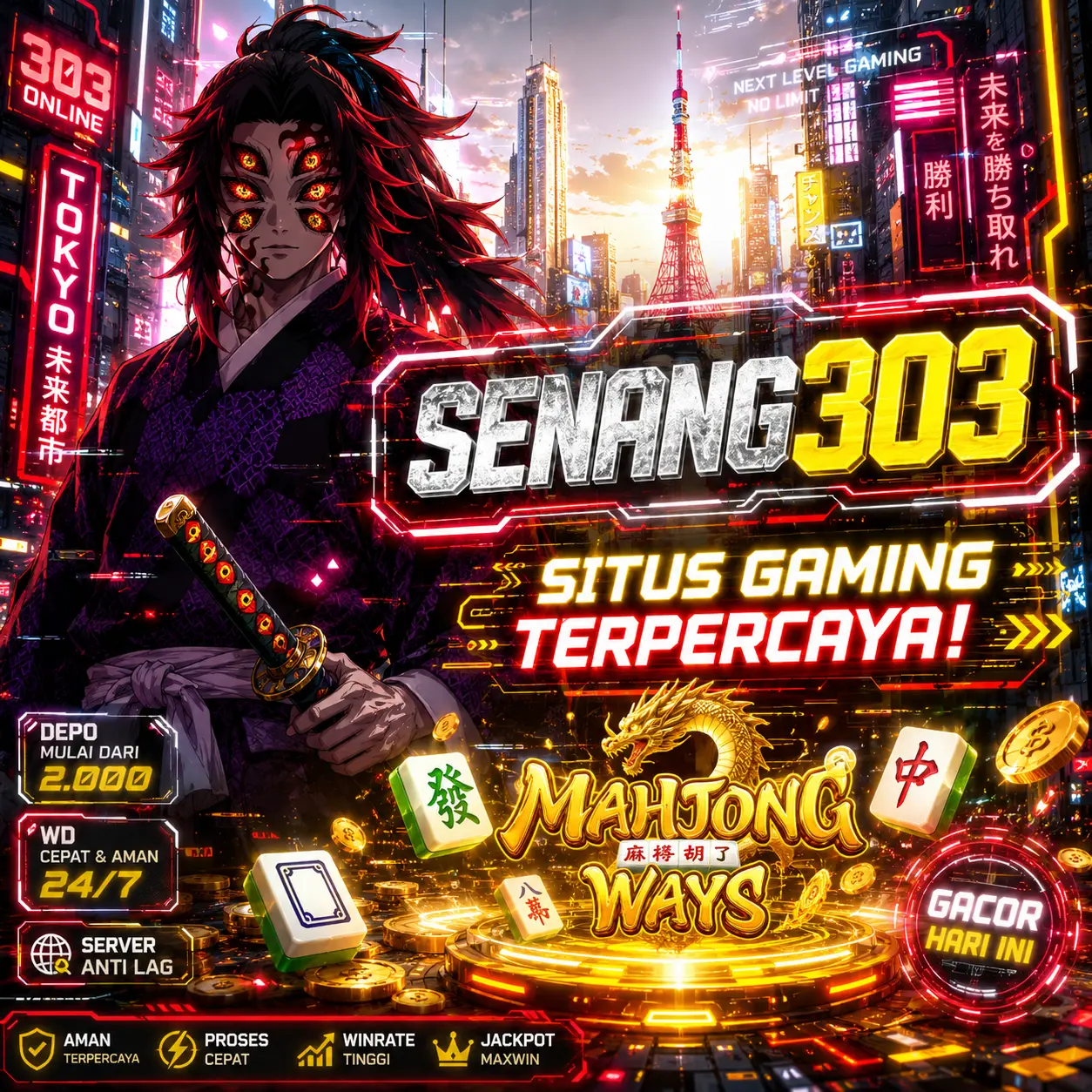 SENANG303 : Situs Resmi Agen Mahjong Ways & Pragmatic Slot Server Jepang Terpercaya